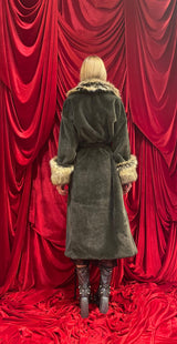 Cappotto in eco pelliccia